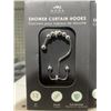 Image 3 : Moda Shower Shower Curtain Hooks Rings 12 Pack, Rust Resistant Double Roller Glide Shower Hooks Lot 