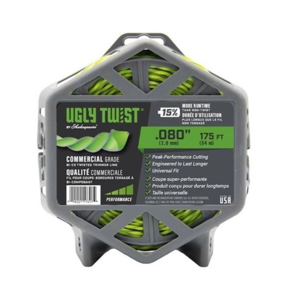 Ugly Twist 0.080 in 175 ft Commercial Grade Trimmer Line Lot of 2