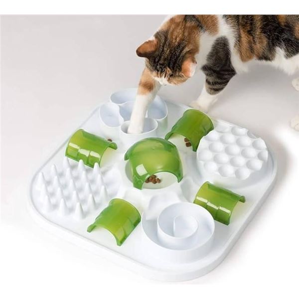 Catit Interactive Cat Toy Play Treat Puzzle, Cat Toys for Indoor Cats Interactive, Cat Toys Interact