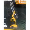 Image 3 : RLSOO Mini Electric Chainsaw 6-Inch Portable Cordless with 24V Power