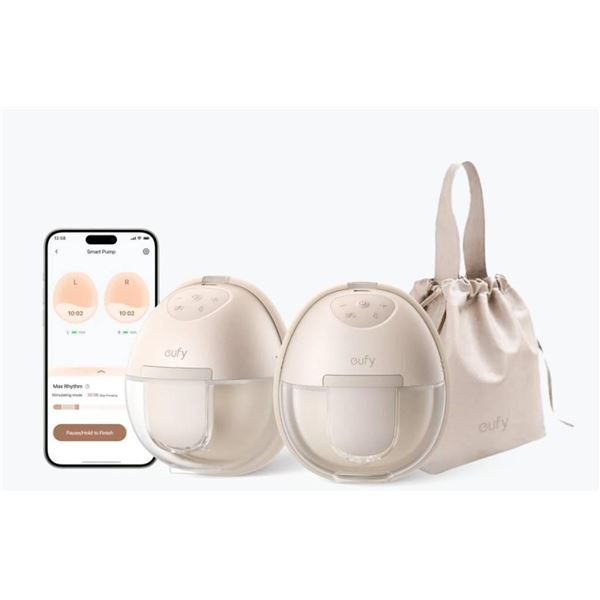 Eufy Wearable Breast Pump S1 with HeatFlow and App Control