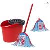 Image 1 : Vileda Quick Wring Thin Mop Bucket System with 10L Capacity