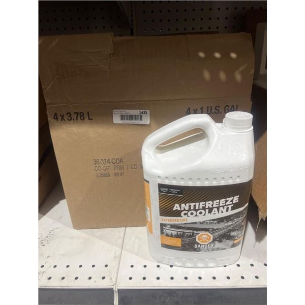 Co-op Premium Fluids Antifreeze Coolant Extended Life Premixed 3.78 L (4-Pack)