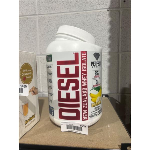Perfect Sports Diesel New Zealand Whey Isolate 908g Banana Protein Powder