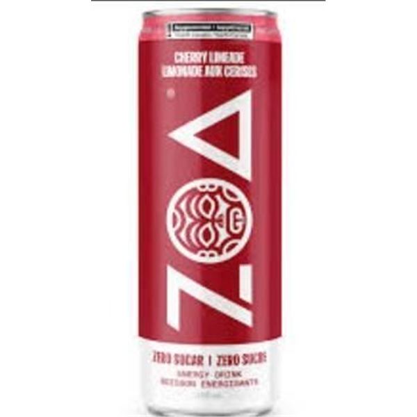 ZOA Energy Drink Cherry Limeade 12 Pack – 355ml Each