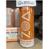 Image 3 : Zoa Wild Orange Energy Drink 12 Pack – Zero Sugar – 355ml Each