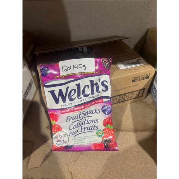 Welch’s Fruit Snacks 12 Packs of 140g Each