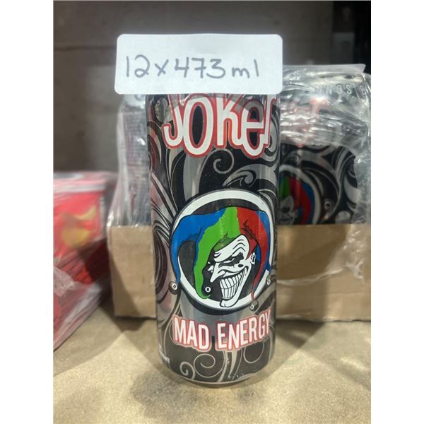 12-Count Joker Mad Energy Drink 473 mL Cans