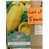 Image 1 : Lot of 5 Packs of Mr. Fothergill’s Squash Courge Vegetable Spaghetti Seeds