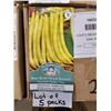 Image 1 : Lot of 5 Packs Mr. Fothergill’s Bean Bush Improved Golden Wax,