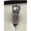 Image 2 : V.Wang Styled 1.25 Carat Brilliant cut Solitaire .925 Silver Engagement ring
