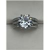 Image 3 : V.Wang Styled 1.25 Carat Brilliant cut Solitaire .925 Silver Engagement ring