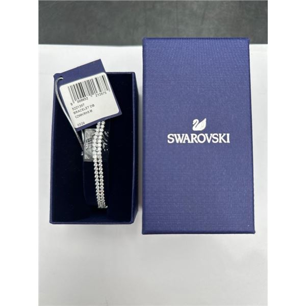 Swarovski Tennis Bracelet DB Model 5241397 with Double Row Crystal Design