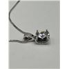 Image 3 : Mothers Day Solitaire Pendant Sterling Silver Necklace