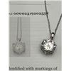 Image 2 : $2,930.00-5.00 CT ROUND BRILLIANT CUT MOISSANITE PENDANT AND CHAIN