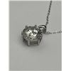 Image 4 : $2,930.00-5.00 CT ROUND BRILLIANT CUT MOISSANITE PENDANT AND CHAIN