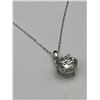 Image 5 : $2,930.00-5.00 CT ROUND BRILLIANT CUT MOISSANITE PENDANT AND CHAIN