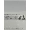 Image 2 : $2,250.00-4.00 CT TW GRA CERTIFIED ROUND BRILLIANT CUT MOISSANITE EARRINGS