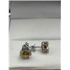 Image 5 : $1,355.00-2.00 CT TW GRA CERTIFIED ROUND BRILLIANT CUT MOISSANITE EARRINGS