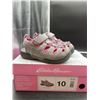 Image 1 : Eddie Bauer Size 10 Pink/Grey Toddler Sandals with Adjustable Straps