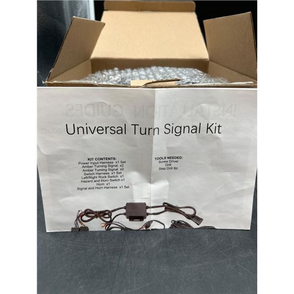 Universal Turn Signal Kit with Turn Signal and Horn Functions