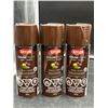 Image 1 : Krylon ColorMaxx Paint and Primer, Gloss Leather Brown, 340g (3 Cans)