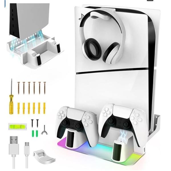 Wall Mount With Controller Charging Dock for PS (DISC & Digital) – Model WGProX5