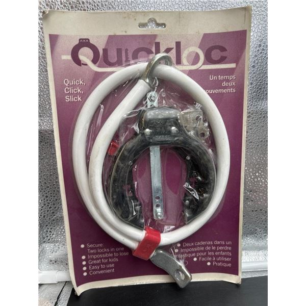Quickloc Bicycle Lock System With Cable – Quick, Click, Slick