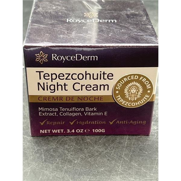 RoyceDerm Tepezcohuite Night Cream, 3.4 oz (100 g)
