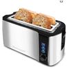 Image 1 : Elite Gourmet Extra-Wide Slot Long Toaster with Adjustable Toast Settings