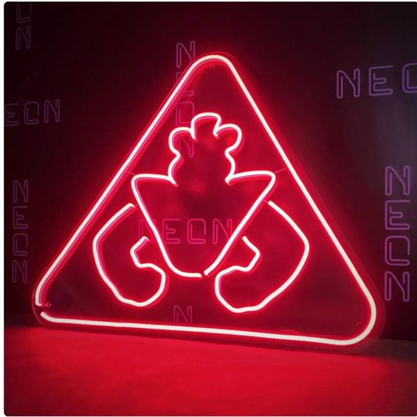 Five Nights At Freddys Neon Wall Light