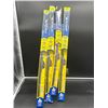 Image 1 : Set of Michelin Guardian Wiper Blades, 24 in and 22 in Lot of 4