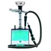 Image 1 : Reanice Hookah Set with Stainless Steel Carbon Frame and Accessories