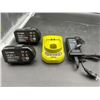 Image 1 : 18V Li-Ion Battery Set of 2 with Charger and AC Adapter