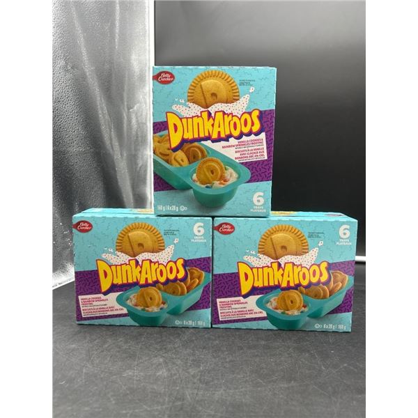 Betty Crocker Dunkaroos Vanilla Cookies and Frosting, Rainbow Sprinkles, 6 x 28 g Lot of 3
