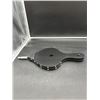 Image 1 : Handheld Fireplace Air Bellows with Metal Nozzle and Studded Detailing