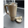 Image 4 : Contigo Autoseal Stainless Steel Travel Mug With Handle in Beige