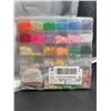 Image 1 : Plastic Bead and Elastic Cord Set for Crafts and Jewelry