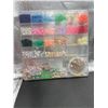 Image 2 : Plastic Bead and Elastic Cord Set for Crafts and Jewelry