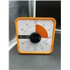 Image 2 : Manual Countdown Timer With Magnetic Backing, 60-Minute Capacity