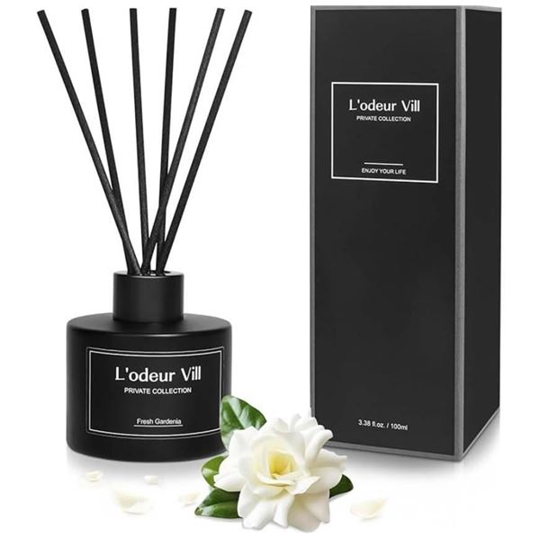 L’odeur Vill 100ml Reed Diffuser Set – Gardenia