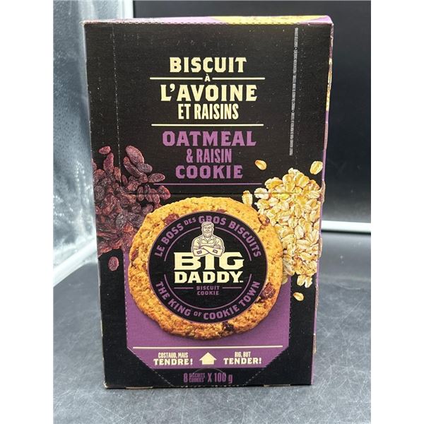 Big Daddy Oatmeal & Raisin Cookie, 8 Portions, 100g Each