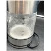 Image 2 : Stainless Steel Electric Kettle With Glass Body, 1.0L Capacity