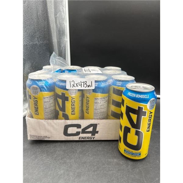 C4 Energy Frozen Bombsicle 12x473ml Energy Drink Case
