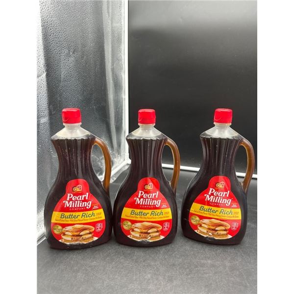Pearl Milling Company Butter Rich Syrup 36 fl oz Bottles, Set of 3