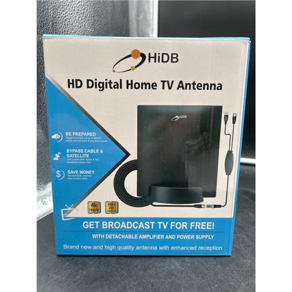HiDB HD Digital Home TV Antenna with Amplifier and Power Supply