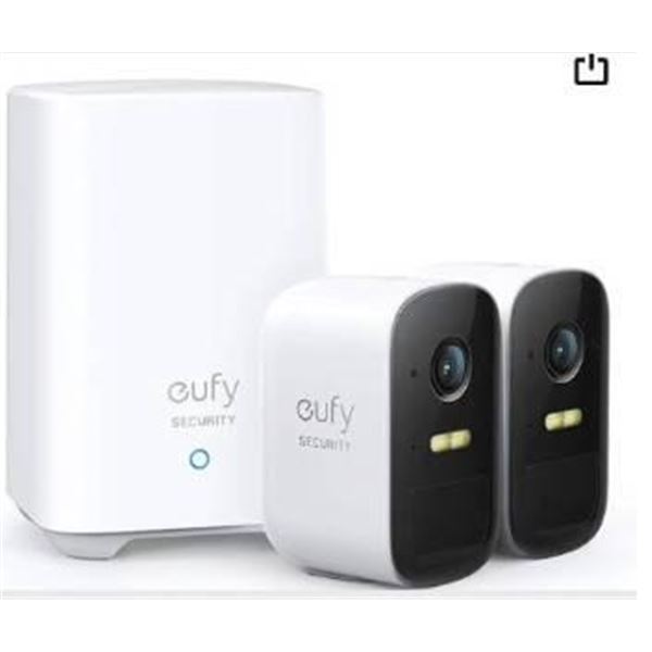 eufy security, eufyCam 2C 2-Cam Kit, Security Camera Outdoor, Wireless Home Security System with 180