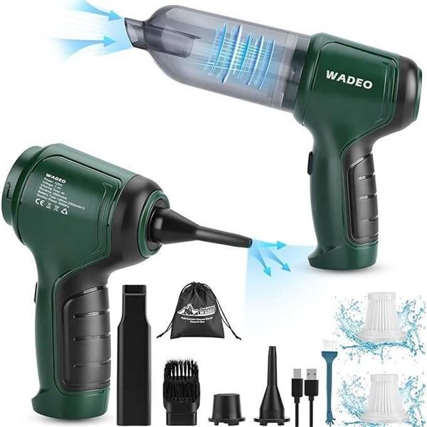 Wadeo Multi-Function Three-in-One Cordless Vacuum Cleaner, 120W