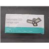 Image 2 : Deformable LED Garage Light – 6000 Lumen 6500K Daylight 60W, Three Leaf Garage Organization