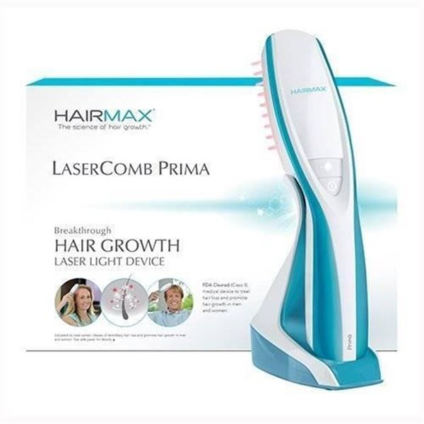 HairMax LaserComb Prima 9 Hair Growth Device with Accessories